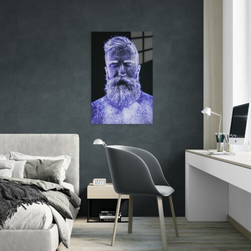 HD raiškos spauda ant aliuminio.