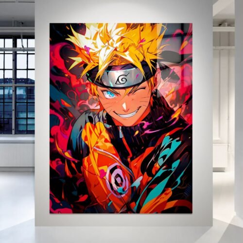 Naruto Inferno Pulse anime paveikslas ant metalo – HD spauda | SublimateIt.lt