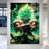 Broly anime paveikslas ant metalo – Dragon Ball Legendary Super Saiyan HD spauda | SublimateIt.lt