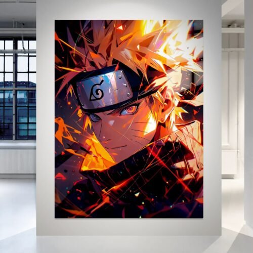 Naruto Ember Vision anime paveikslas ant metalo – HD spauda | SublimateIt.lt