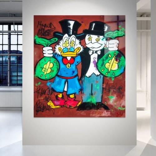 Double Fortune pop art paveikslas ant aliuminio – HD spauda ant metalo | SublimateIt.lt