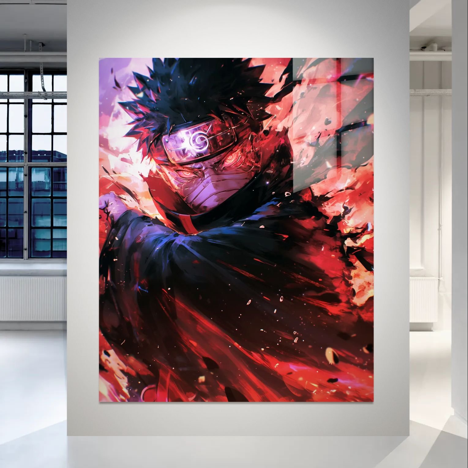 Kakashi Hatake anime paveikslas ant aliuminio – HD spauda ant metalo | SublimateIt.lt
