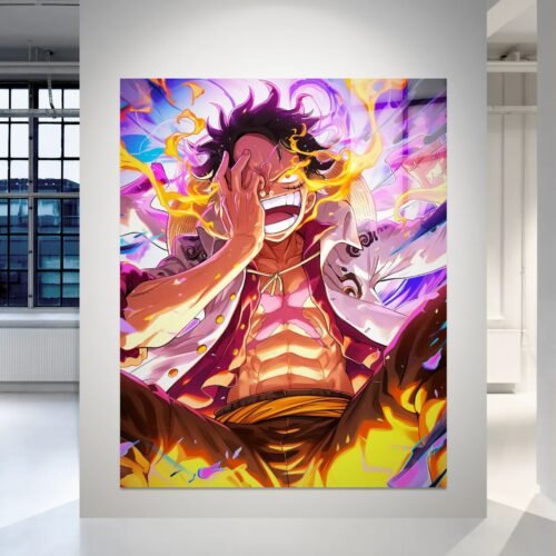 Portgas D. Ace Fire Fist Legend anime paveikslas ant aliuminio – HD spauda ant metalo | SublimateIt.lt