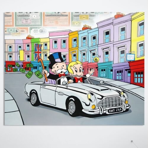London Drive pop art paveikslas ant aliuminio – HD spauda ant metalo | SublimateIt.lt