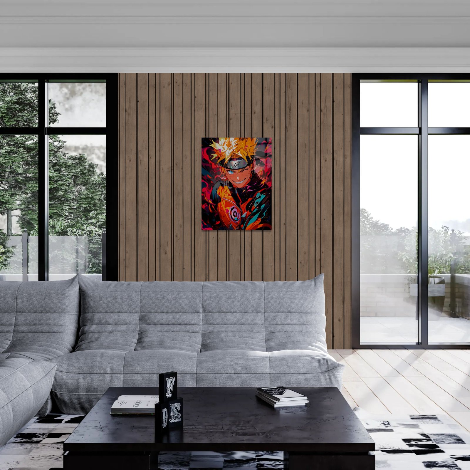 Naruto – Inferno Pulse anime paveikslas ant metalo - Image 3