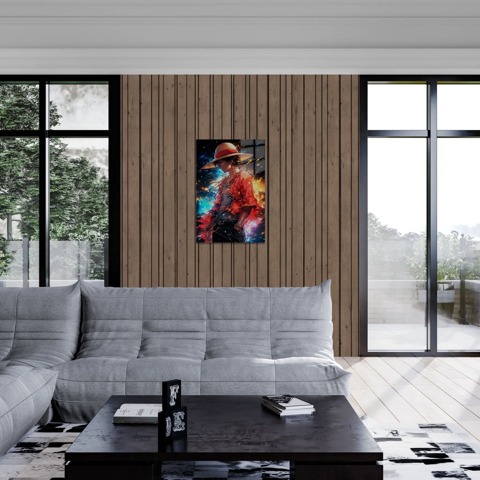 Monkey D. Luffy – Calm Before the Storm – anime paveikslas ant metalo - Image 3