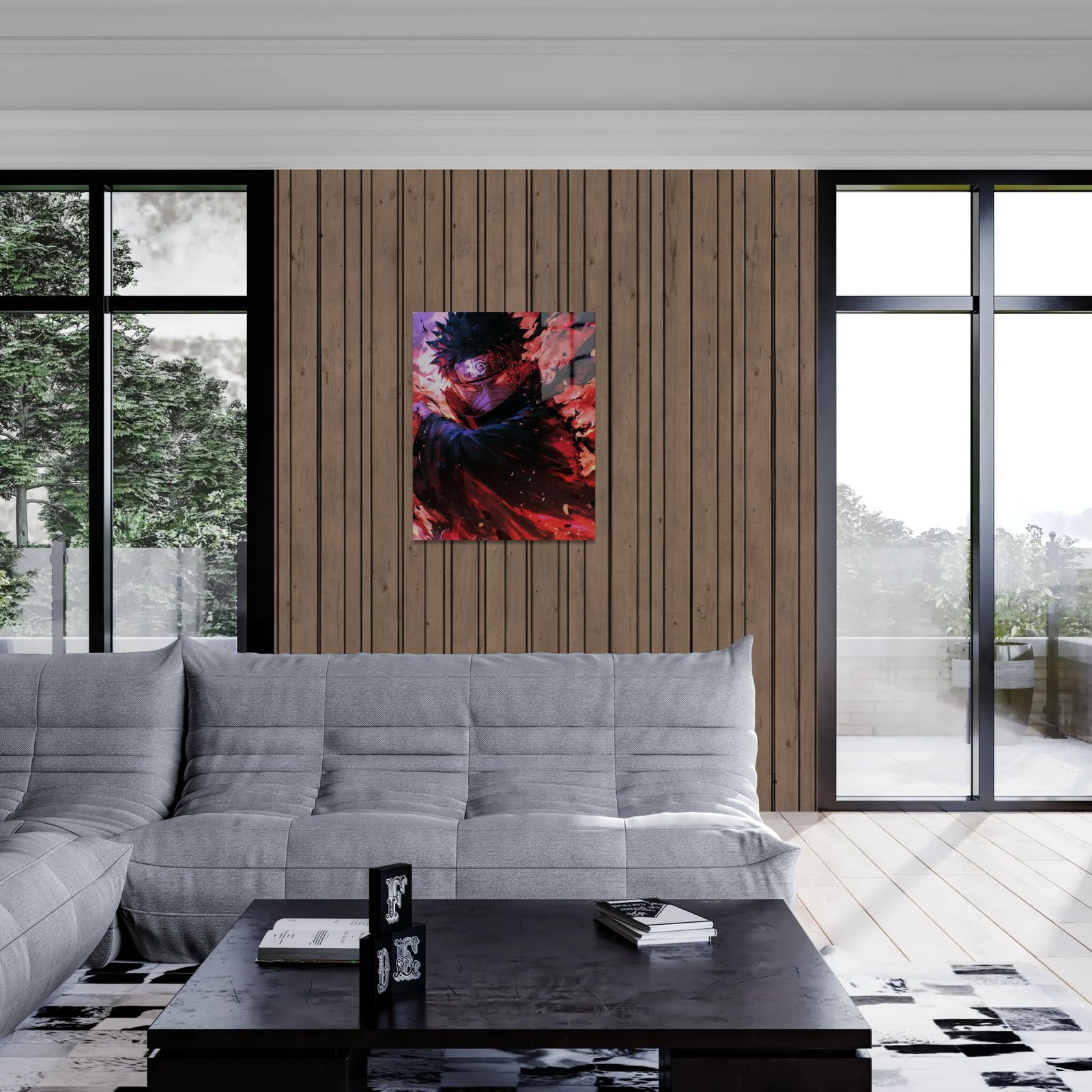 Kakashi Hatake – anime paveikslas ant metalo - Image 3