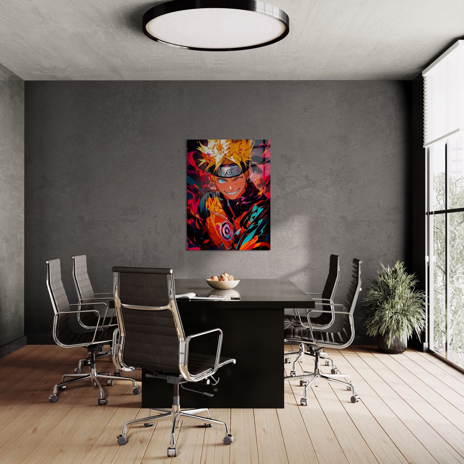 Naruto – Inferno Pulse anime paveikslas ant metalo - Image 4