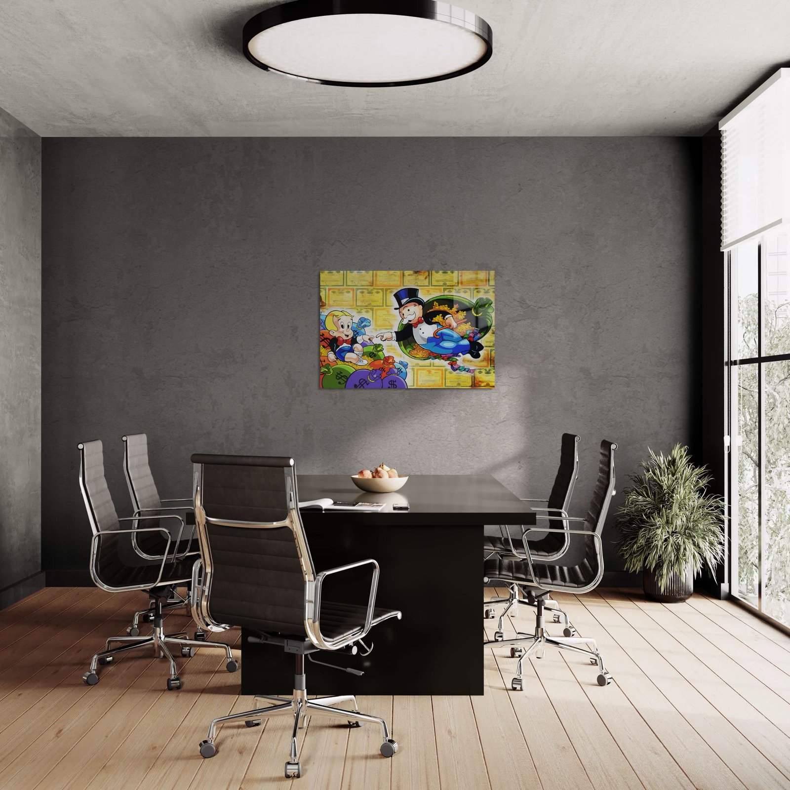 Legacy of Wealth – pop art paveikslas ant metalo - Image 2