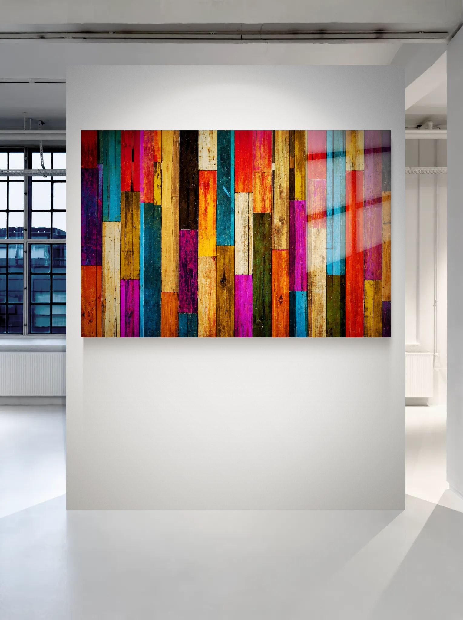 „COLORWOOD“ – Spalvotos medienos paveikslas ant aliuminio