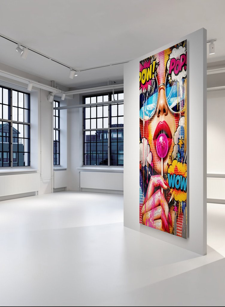 „POP ICON“ – Pop Art paveikslas ant aliuminio - Image 2