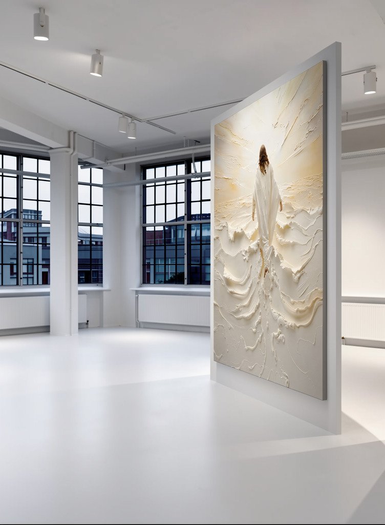 „THE ASCENSION“ – Jėzaus Kristaus paveikslas ant aliuminio - Image 2