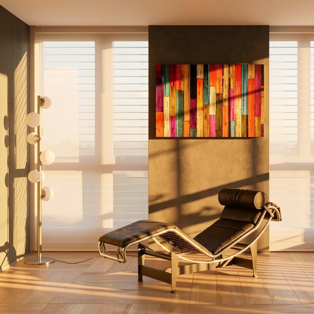 „COLORWOOD“ – Spalvotos medienos paveikslas ant aliuminio - Image 5