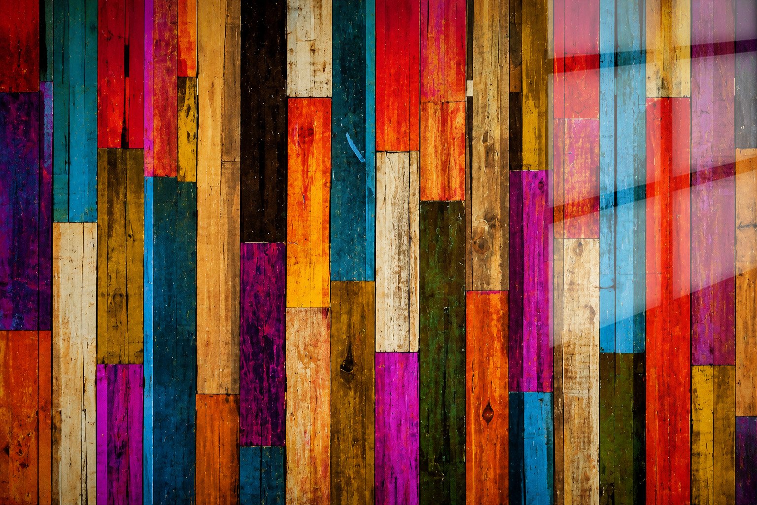 „COLORWOOD“ – Spalvotos medienos paveikslas ant aliuminio - Image 6