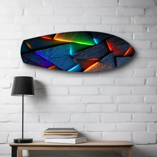 „BANGLENTĖS FORMA – NEONINĖ GEOMETRIJA“